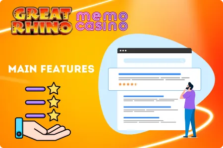 Features Memo Casino Great Rhino