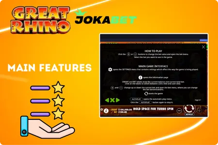 Rules Great Rhino Jokabet