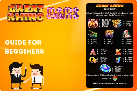 Rules Great Rhino Memo Casino