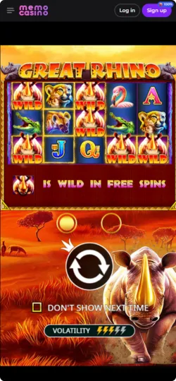 Memo casino games slots